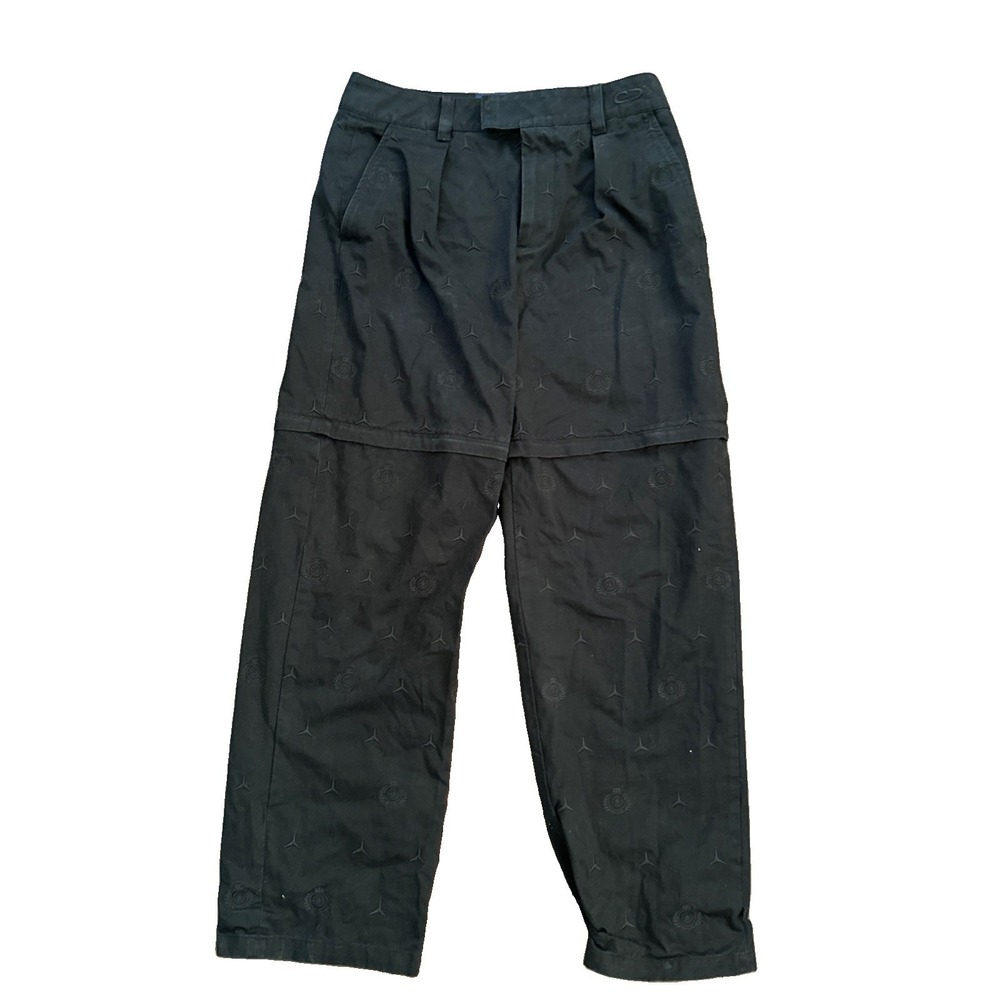 Mercedes AMG Petronas F1 Cote d'Ivoir Zip Off Monogram Pants Black Small Rare